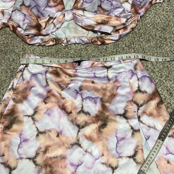 New dynamite satin skirt set - Picture 8 of 12